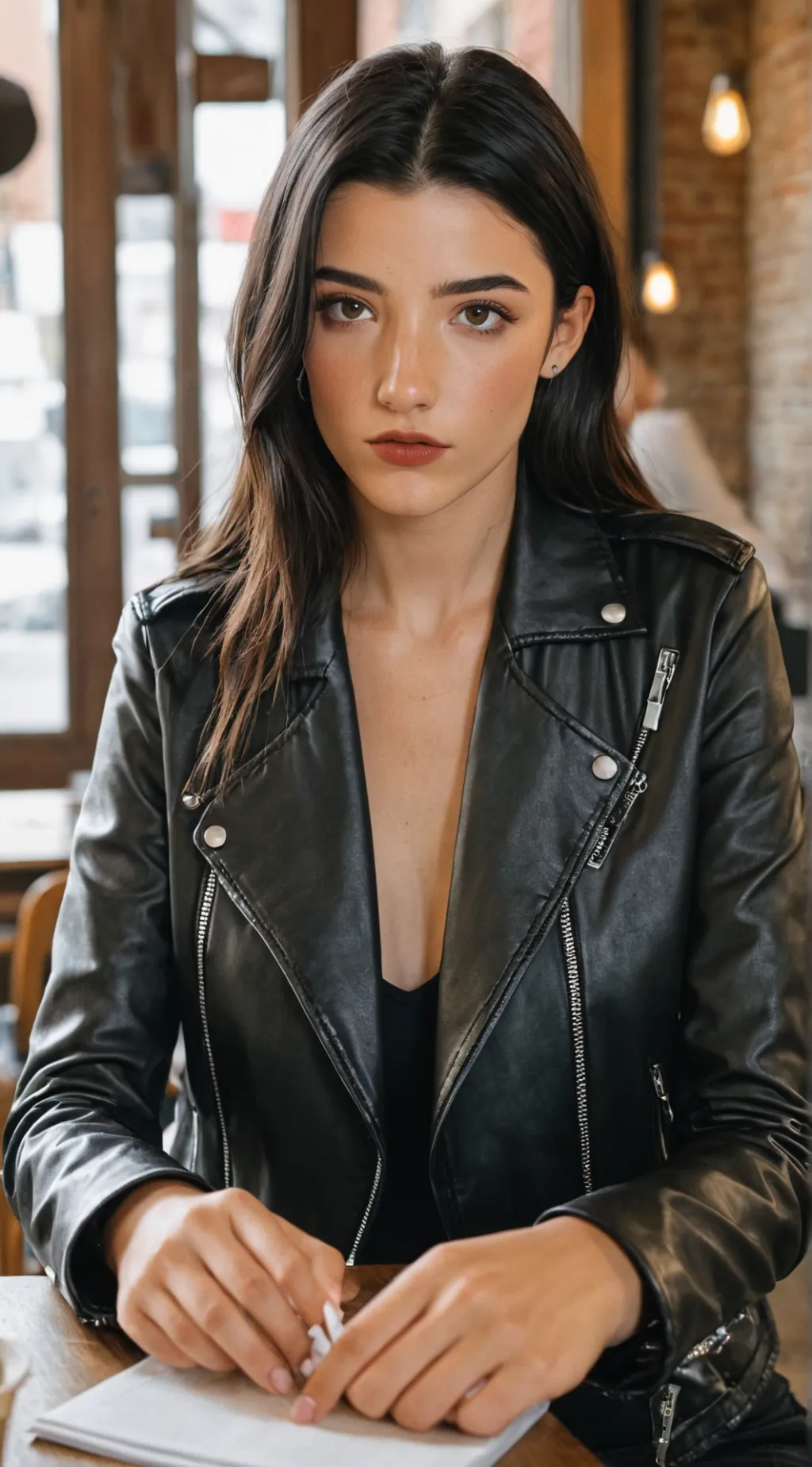ai character: Charli D'Amelio background