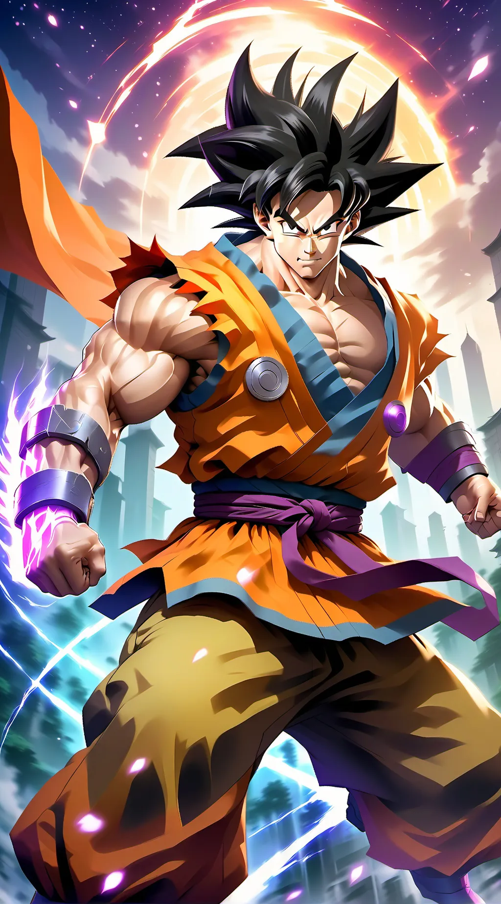 ai character: Goku Full Power background