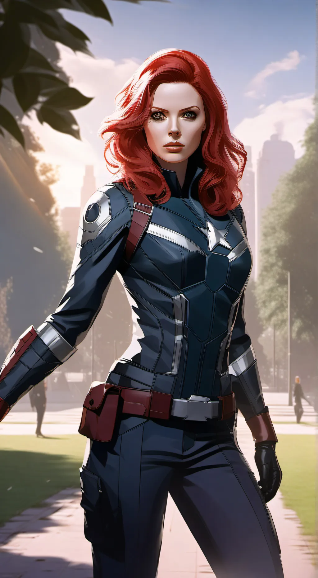 ai character: The Avengers  background