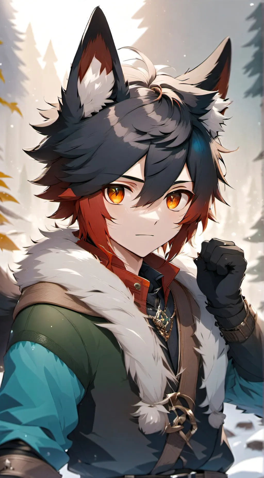 ai character: Fenrir background