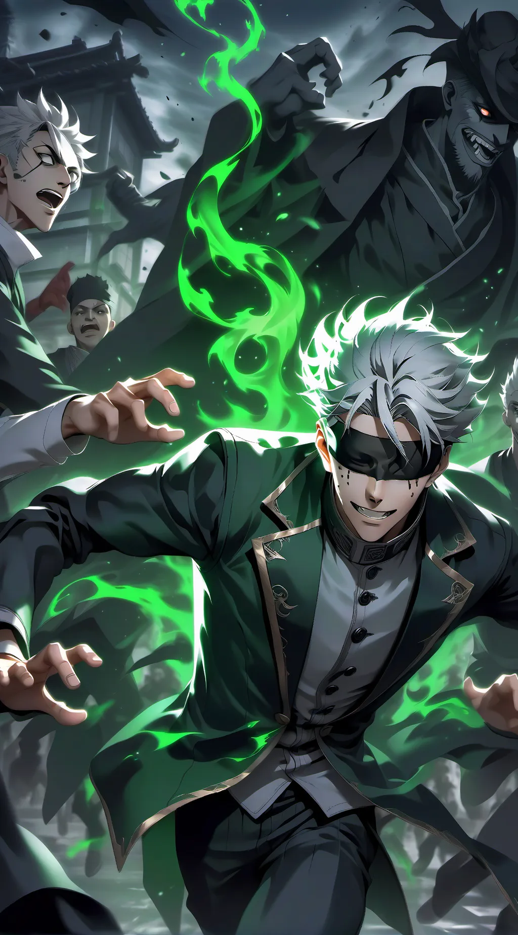 ai character: Gojo Satoru background