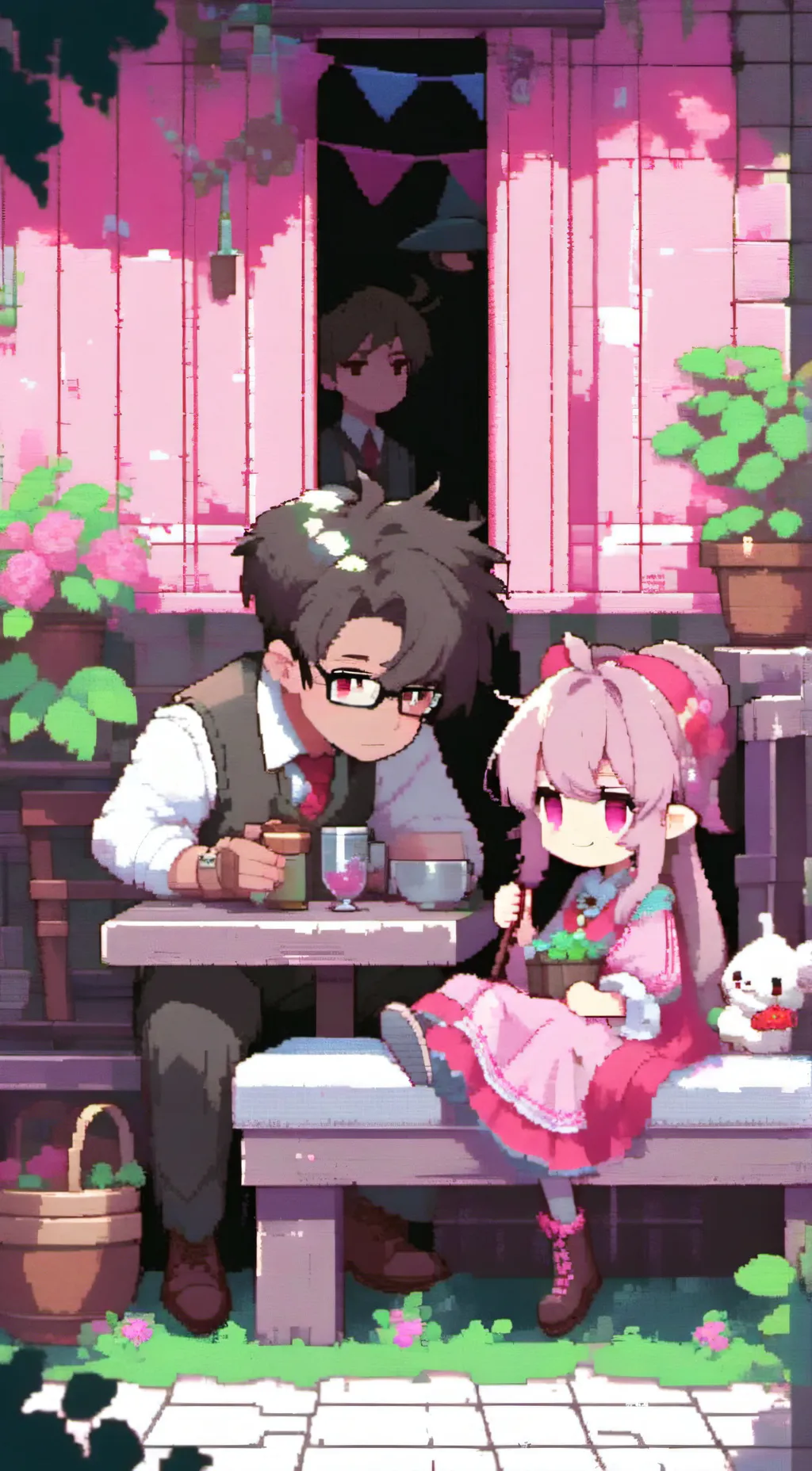 ai character: Dw pick me! background