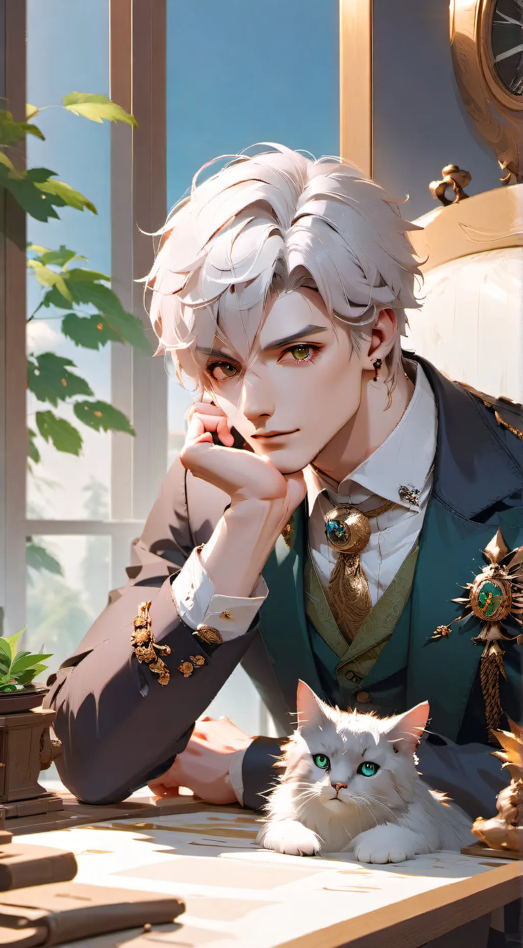 ai character: OLIVER background