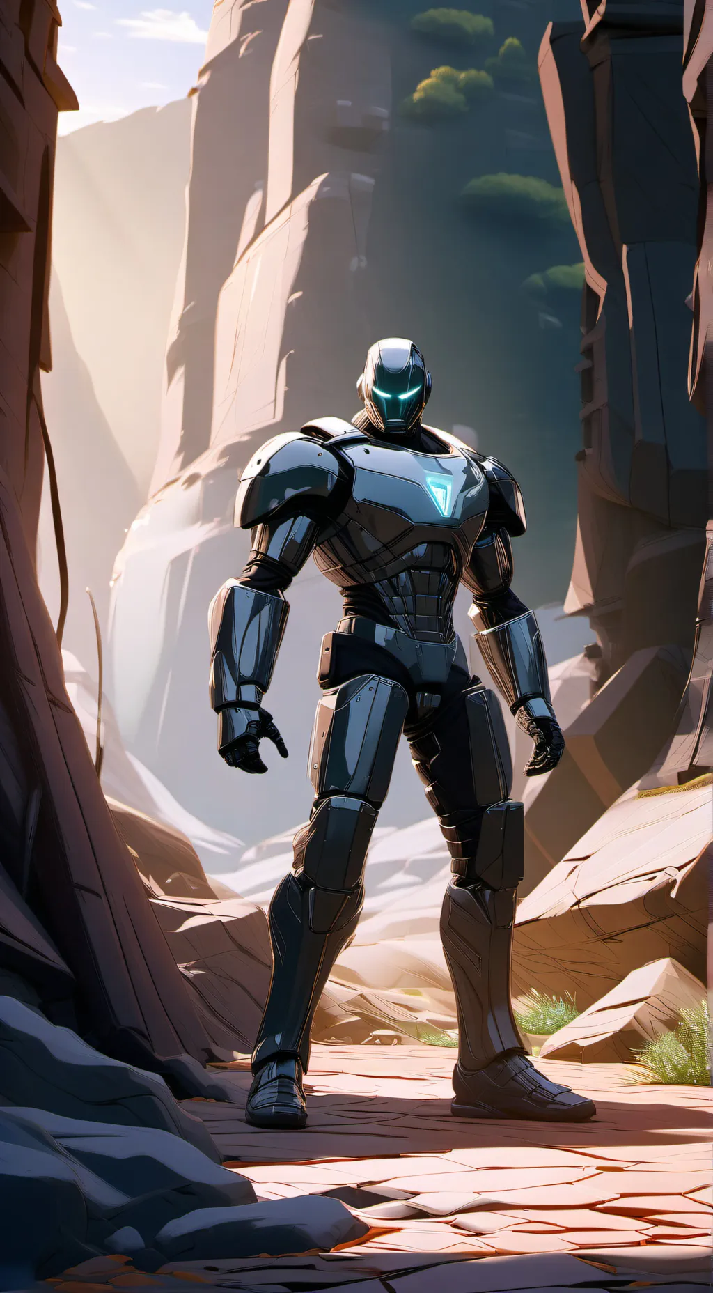 ai character: real steel background