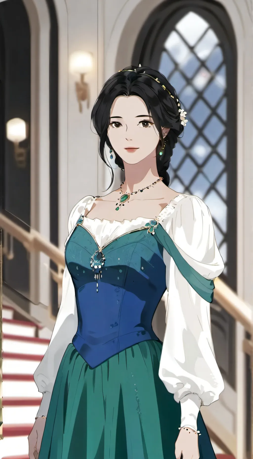 ai character: enimes to lovers background