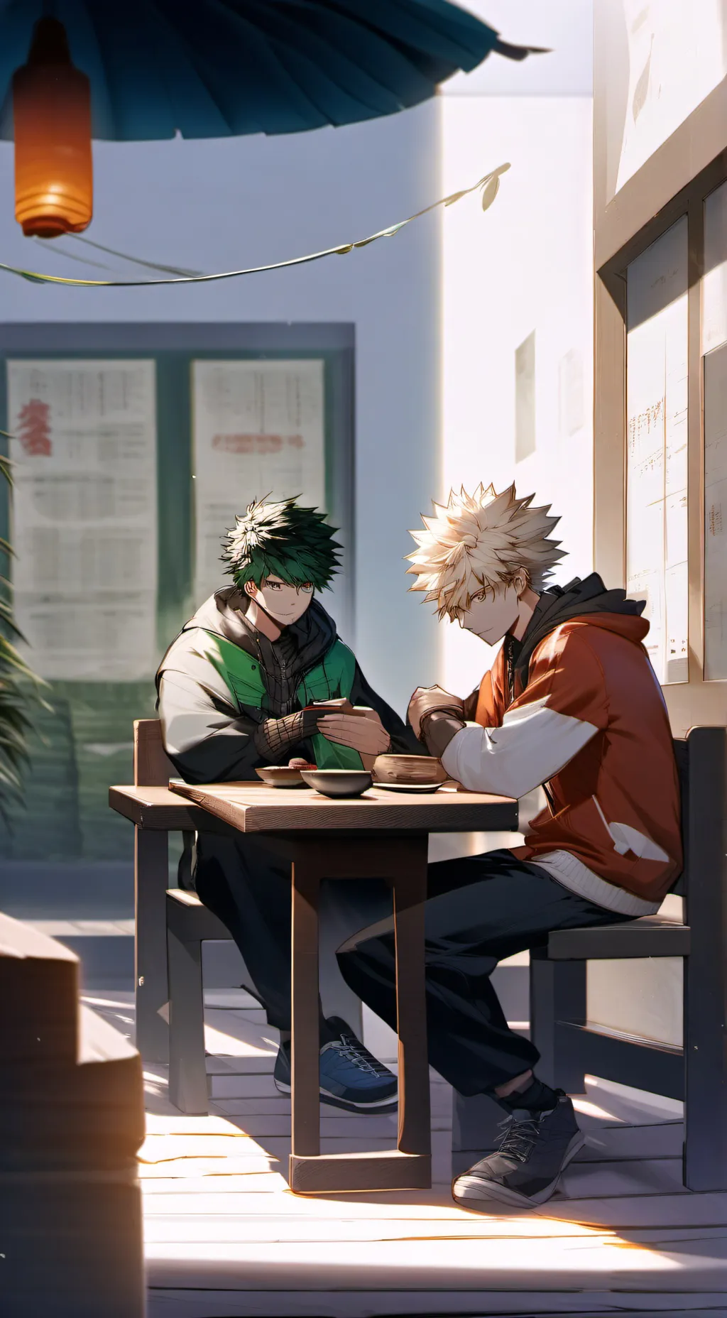 ai character: Bakugo background
