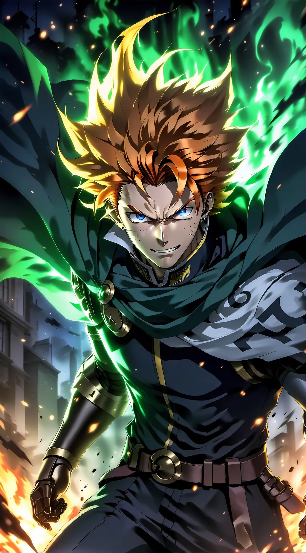 ai character: Bakugo background