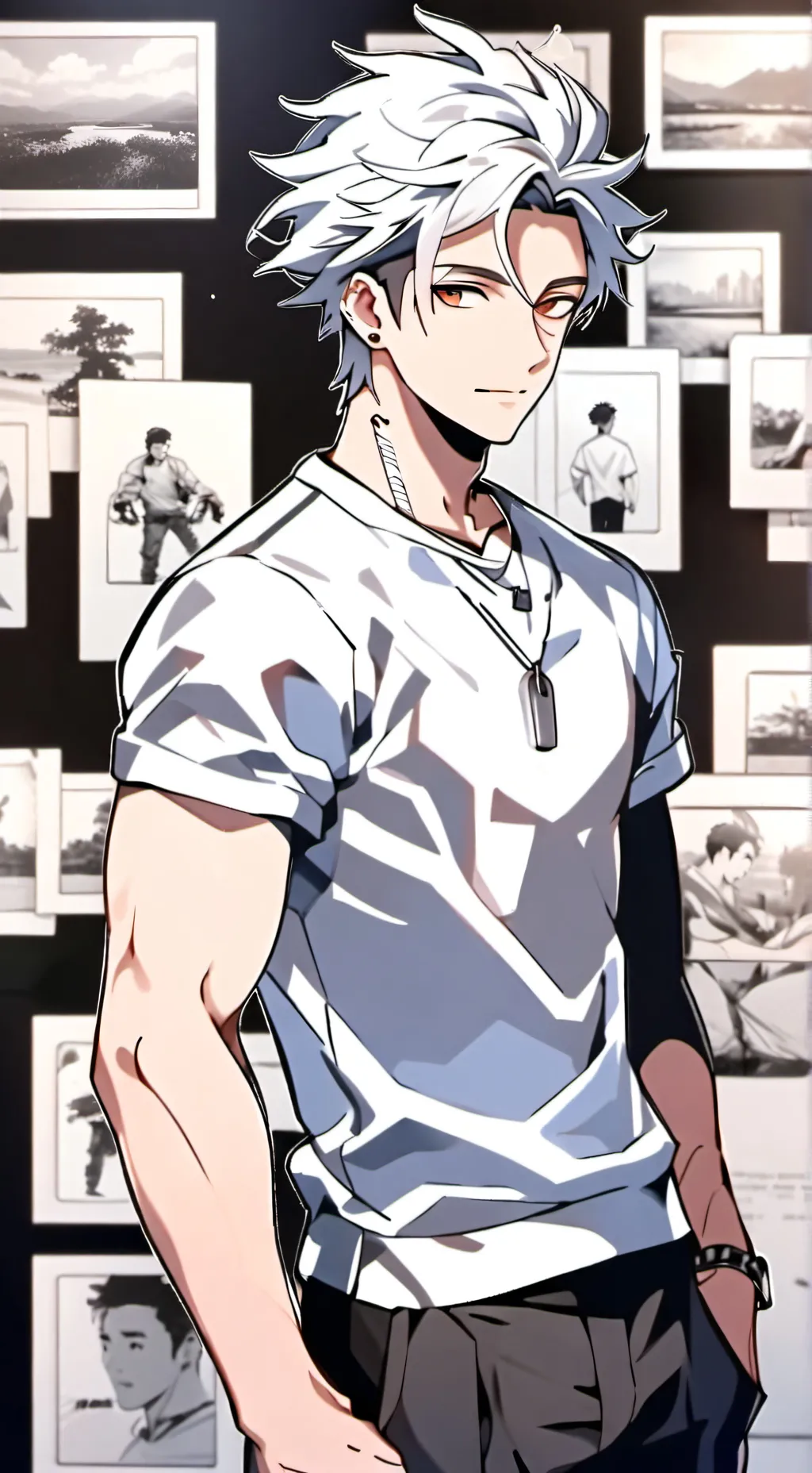 ai character: Steve  background