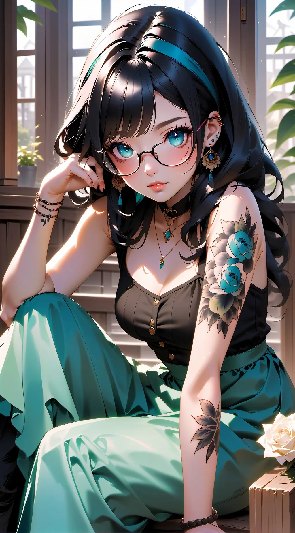 ai character: Lucie background