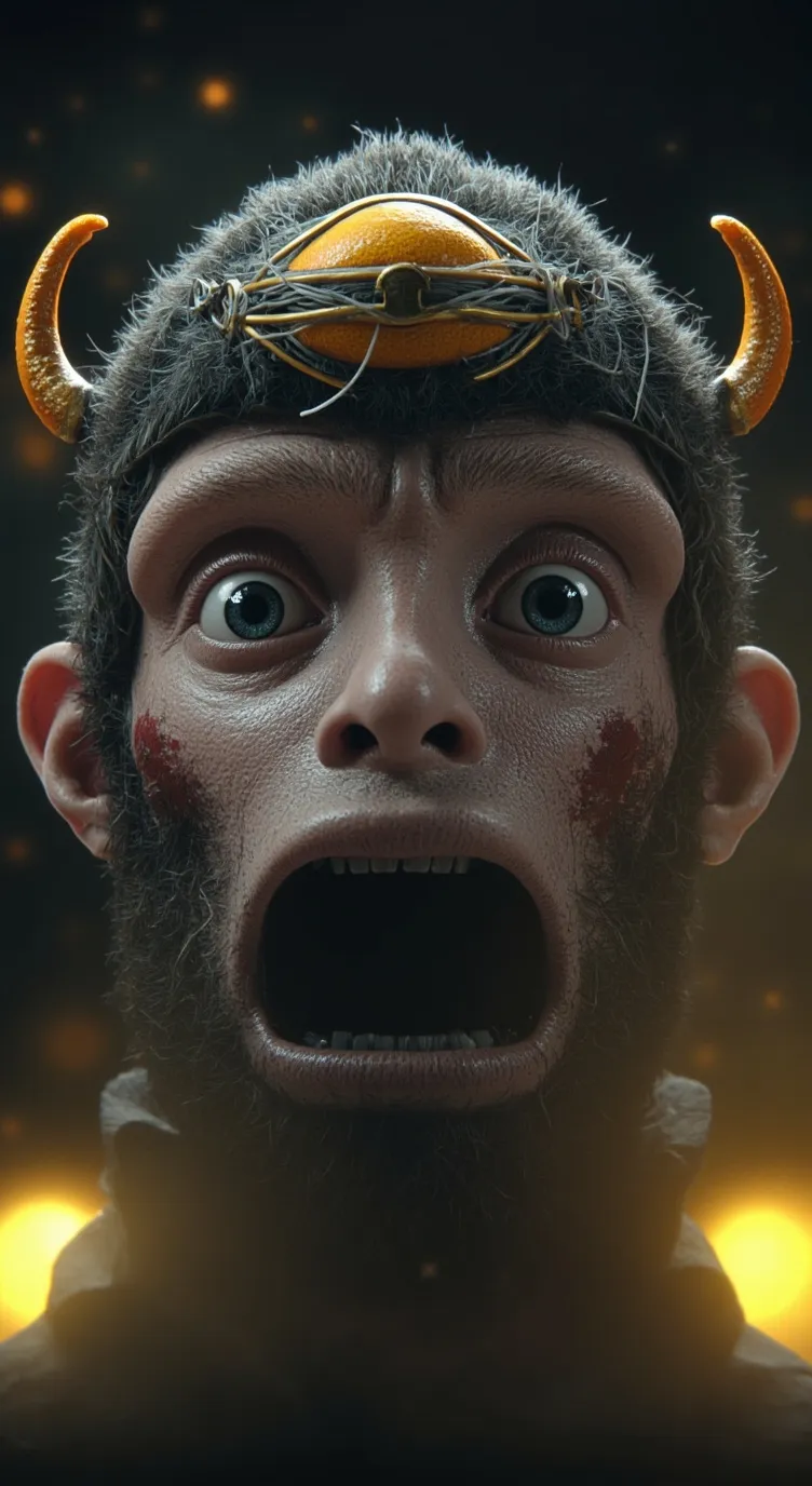 ai character: queen monkey background