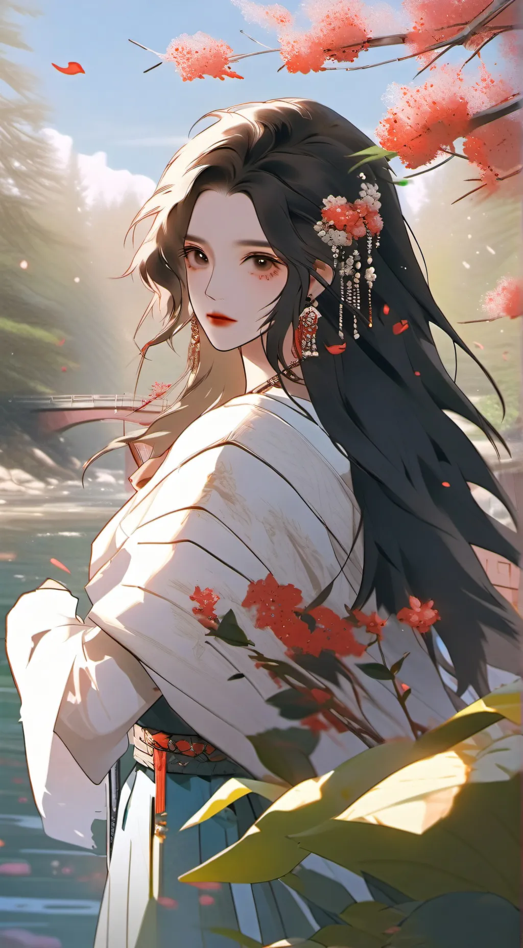 ai character: Uzuren  background