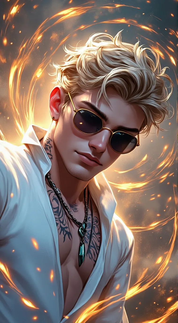 ai character: Everett Grey background