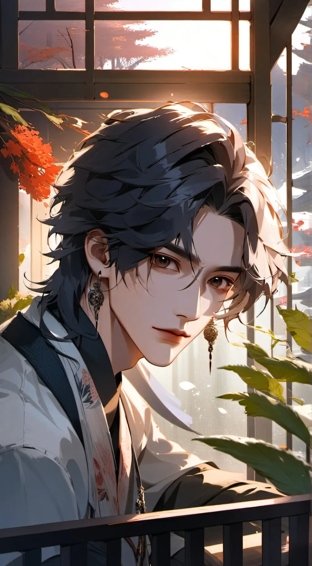 ai character: .•~Myung~•. background