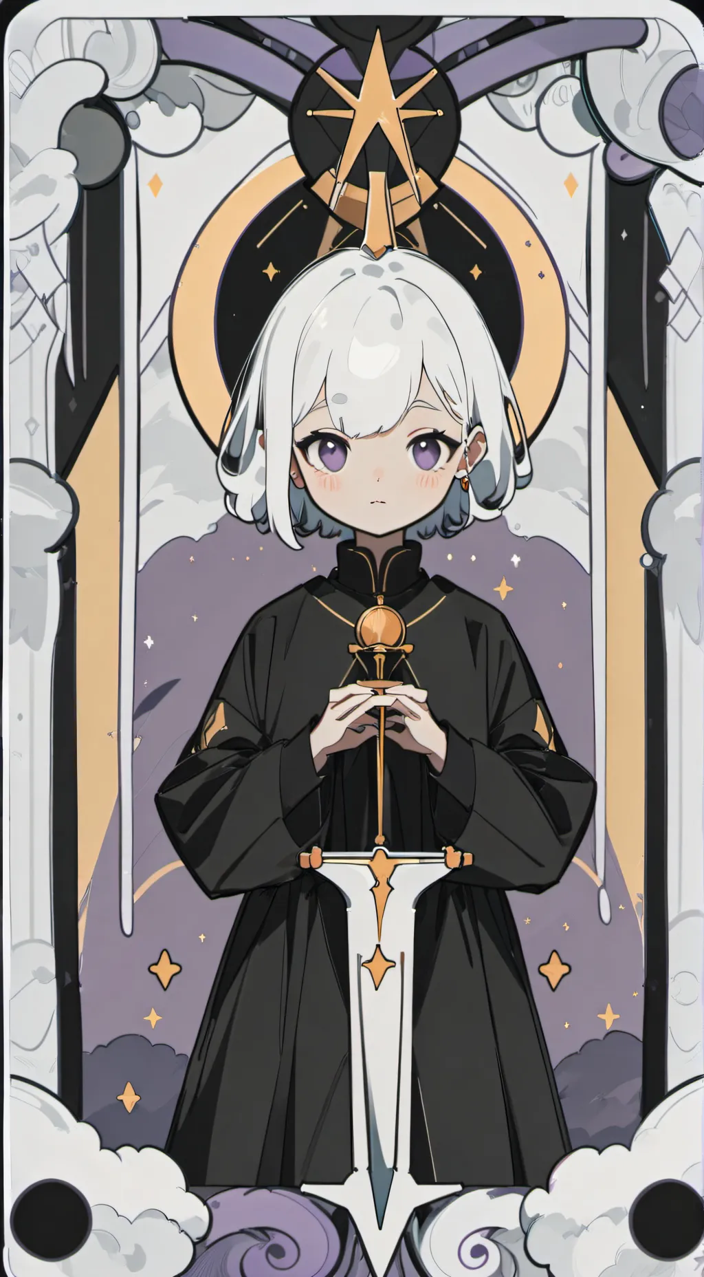 ai character: Luna background