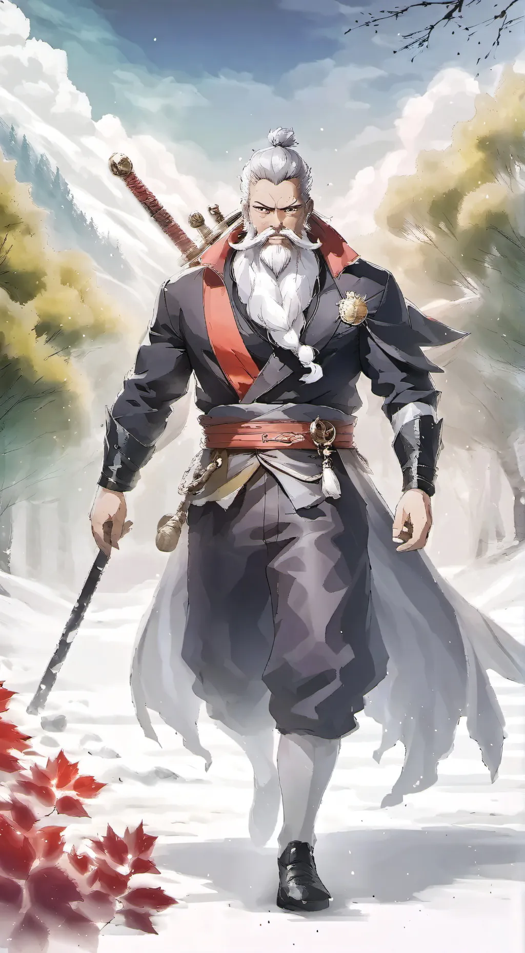 ai character: Kurokage background