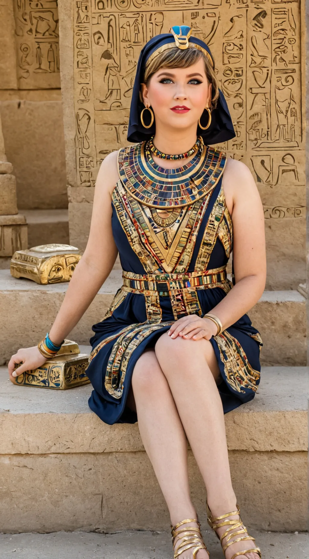 ai character: Kate Nefertiti background