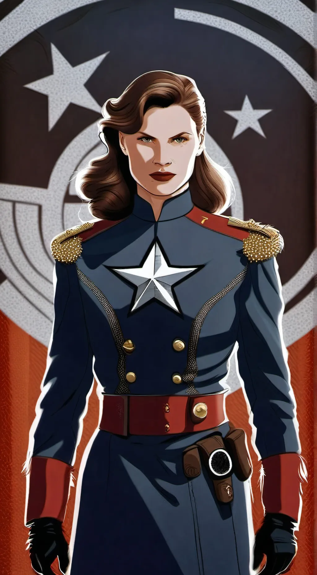 ai character: Captain Carter background