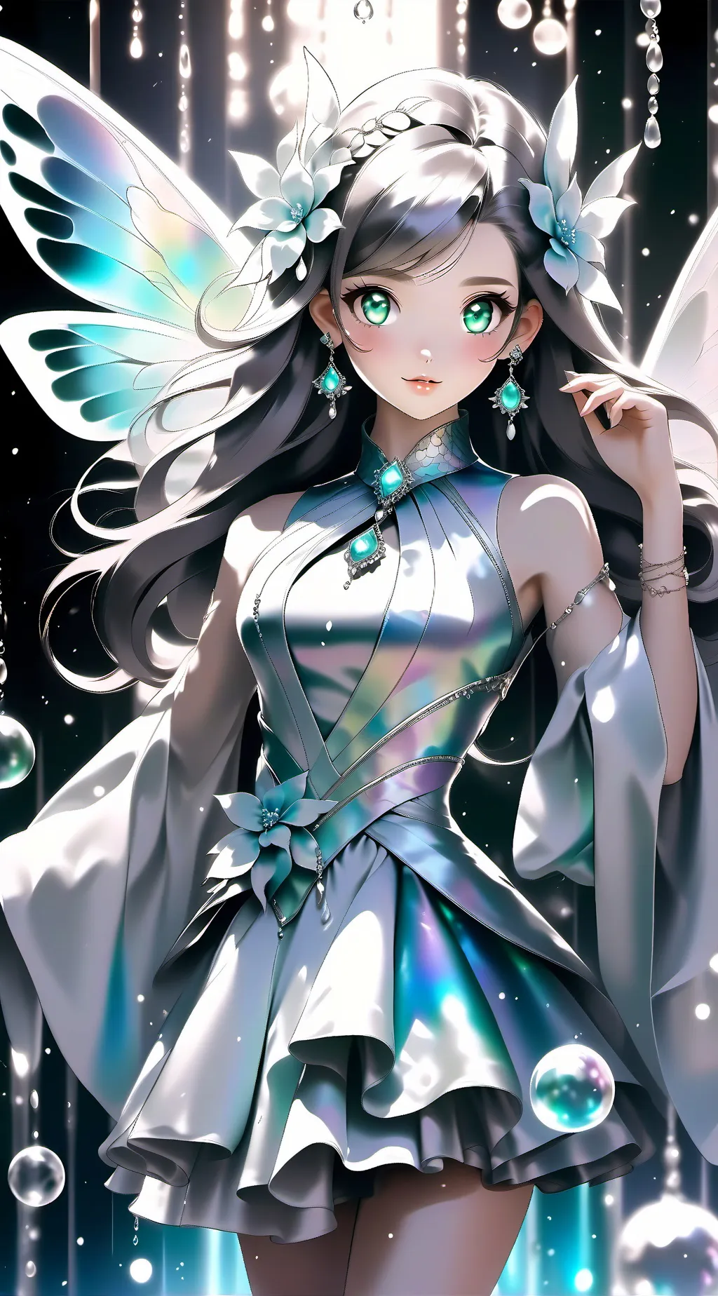 ai character: Rami (Babymonster) background