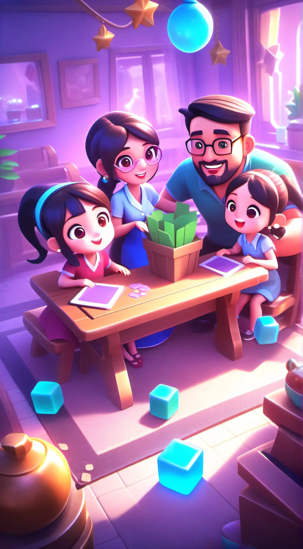 ai character: Family background