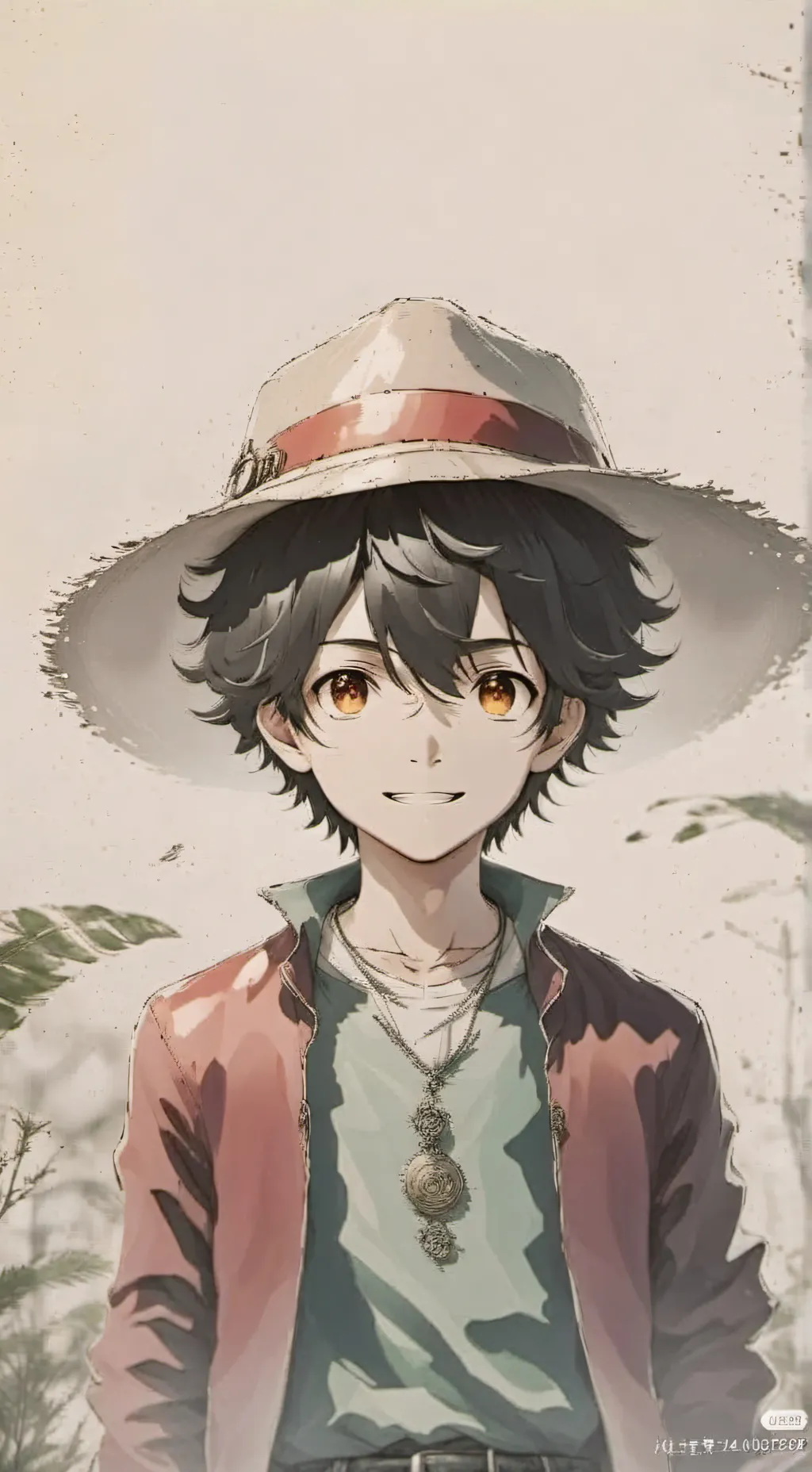 ai character: One piece background