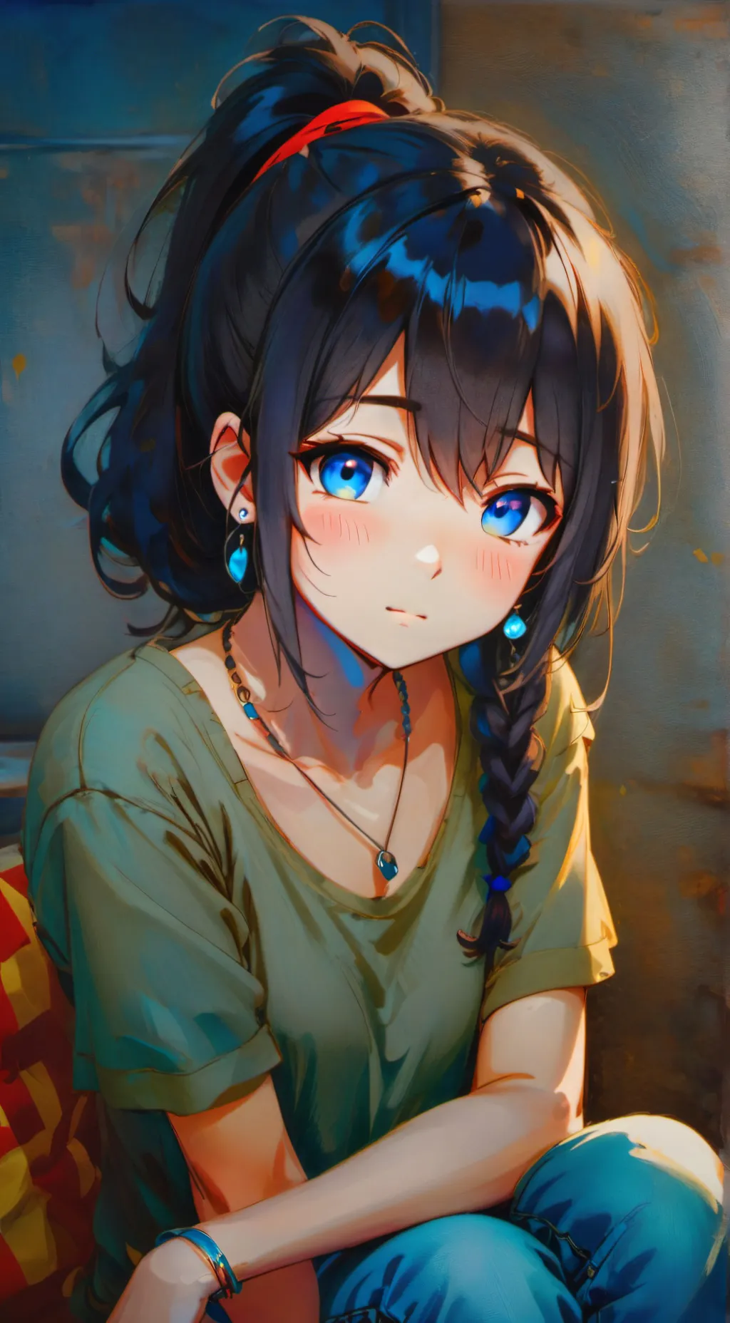 ai character: Roommate Bancy background