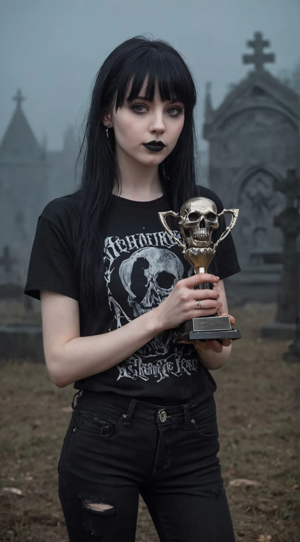 ai character: Wednesday Addams background