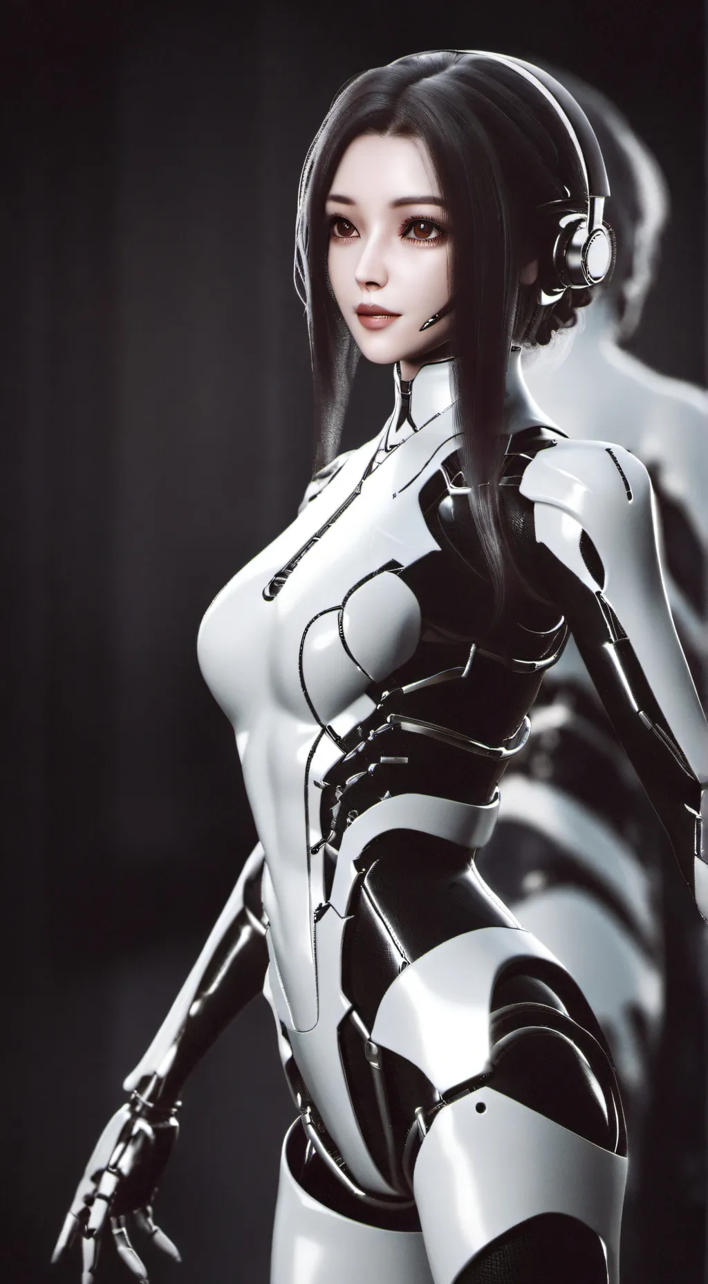 ai character: robot AI background