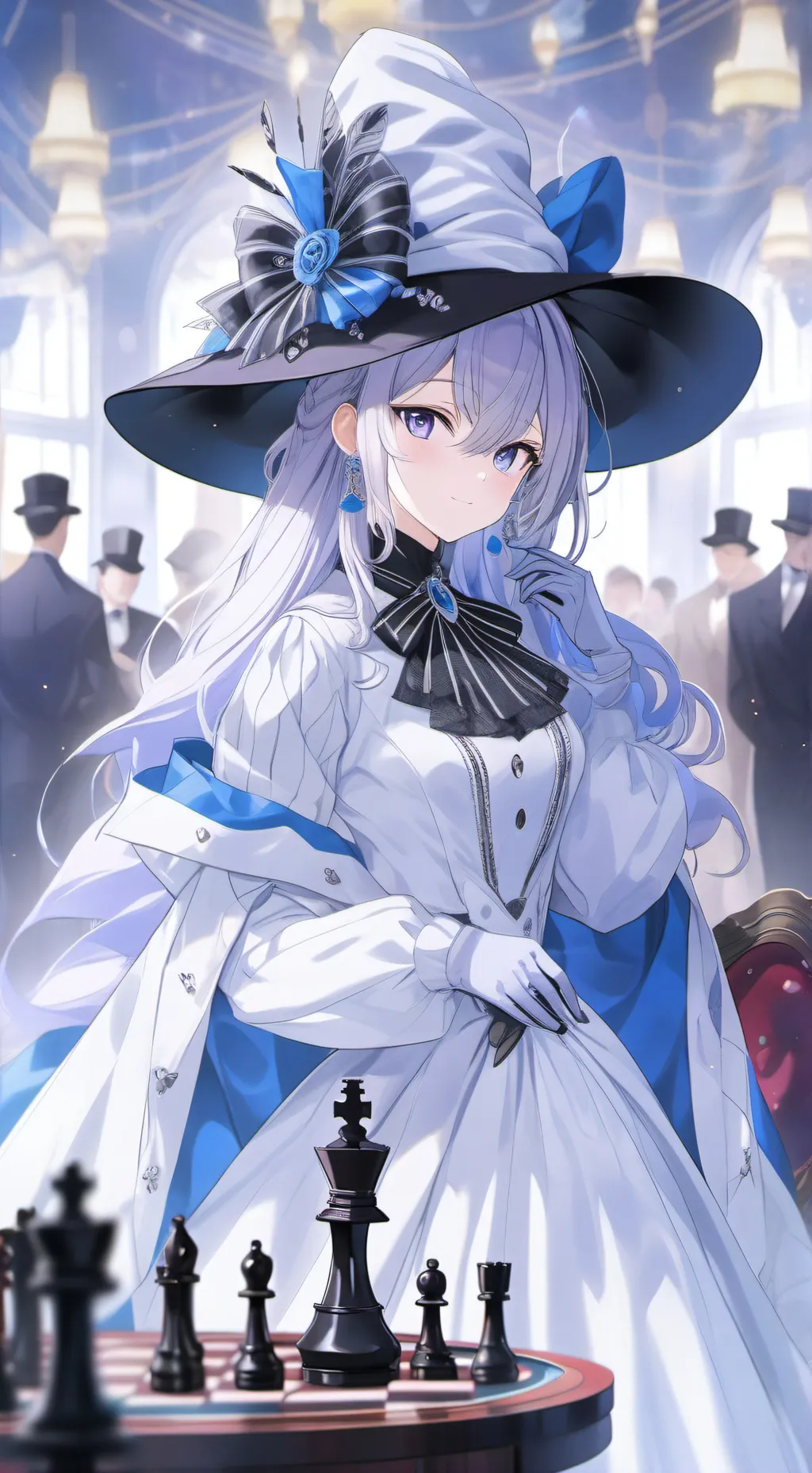 ai character: Cynthia ♟️ background