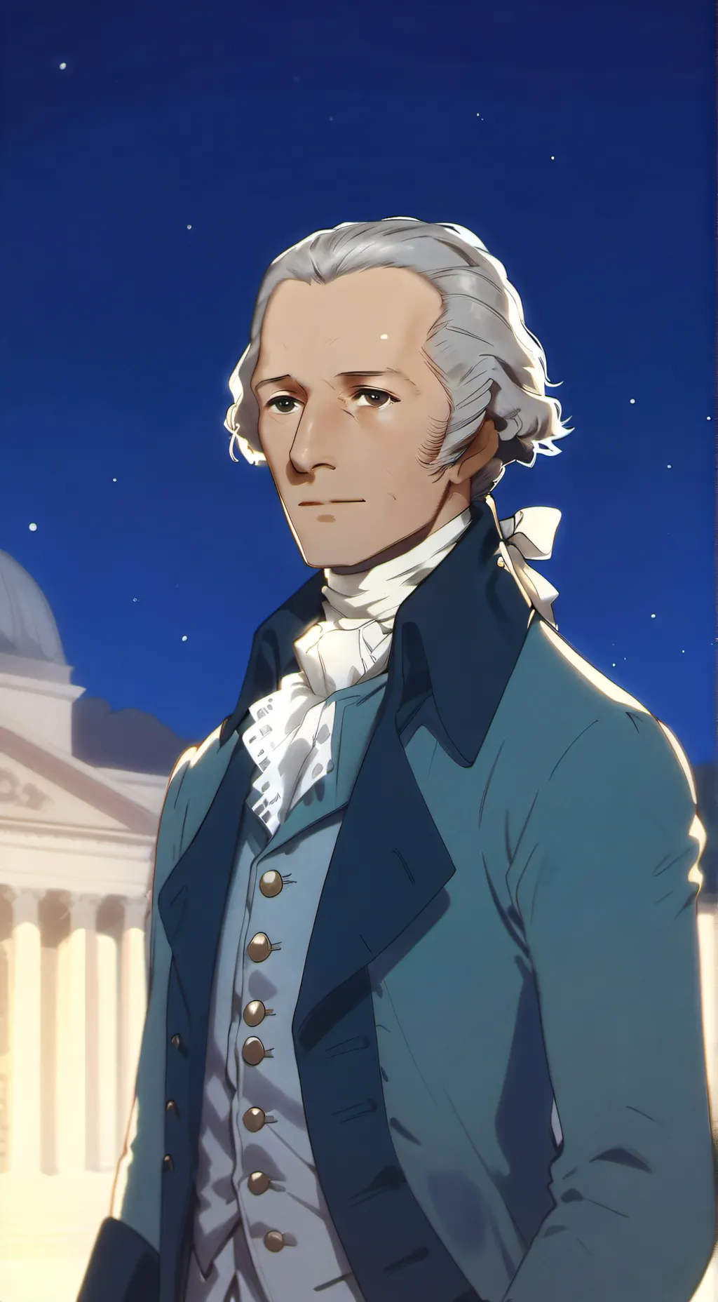 ai character: Alexander Hamilton background