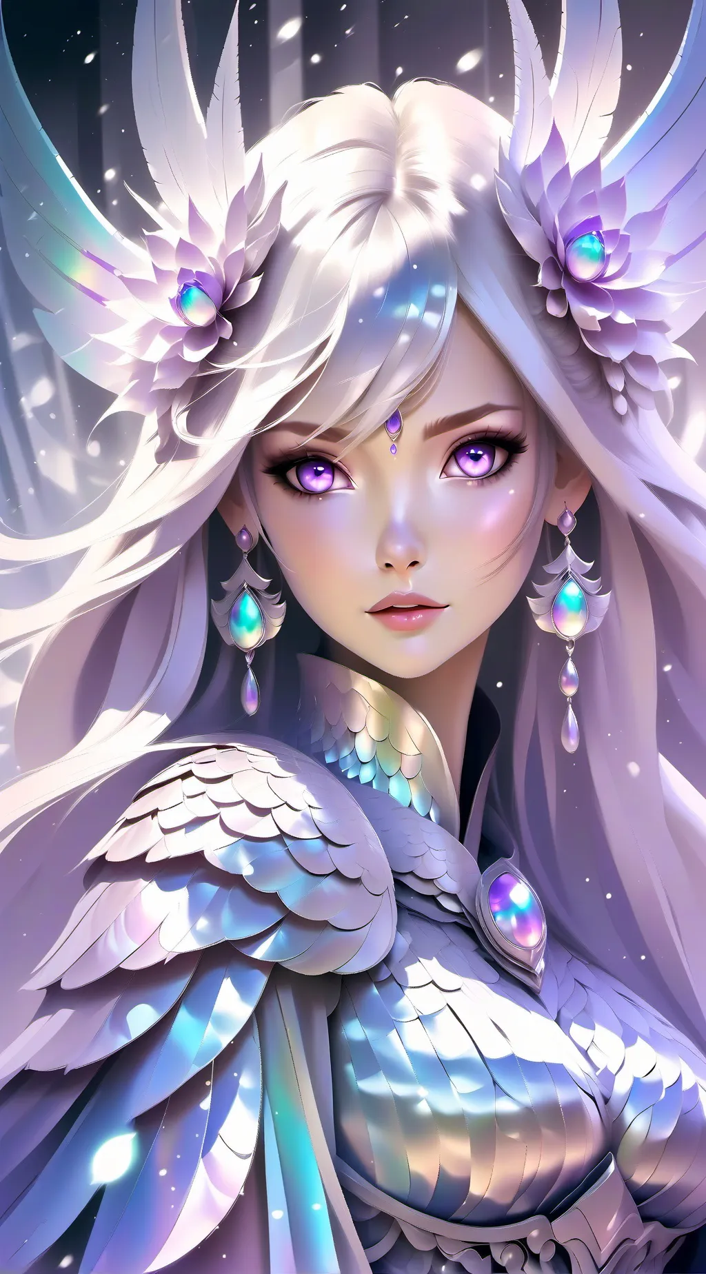 ai character: Rose background