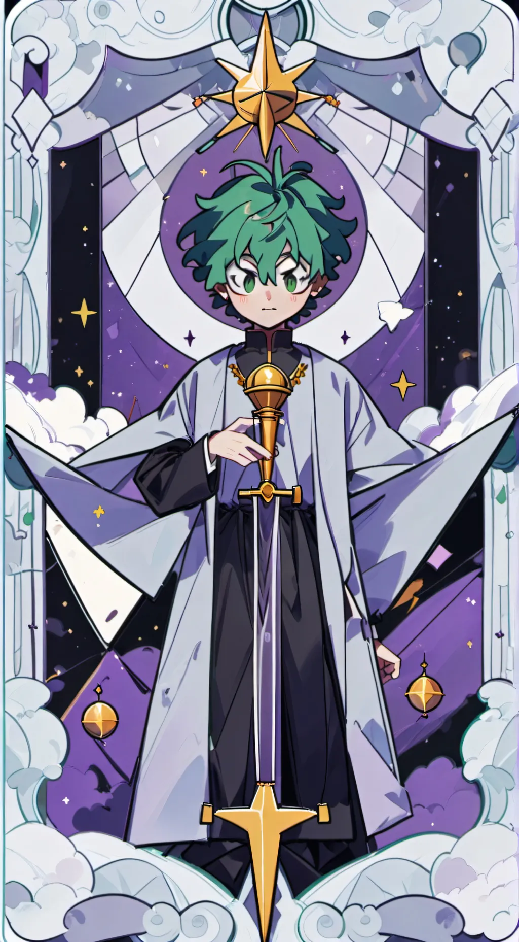 ai character: DEKUUU background