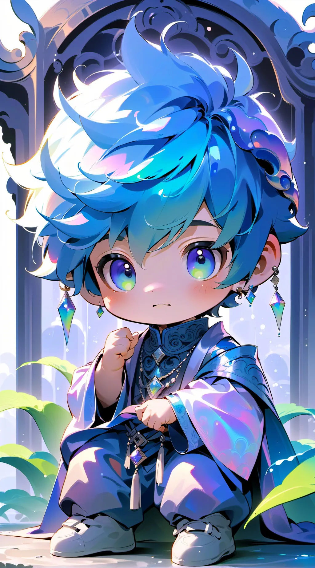 ai character: Baby Boy background