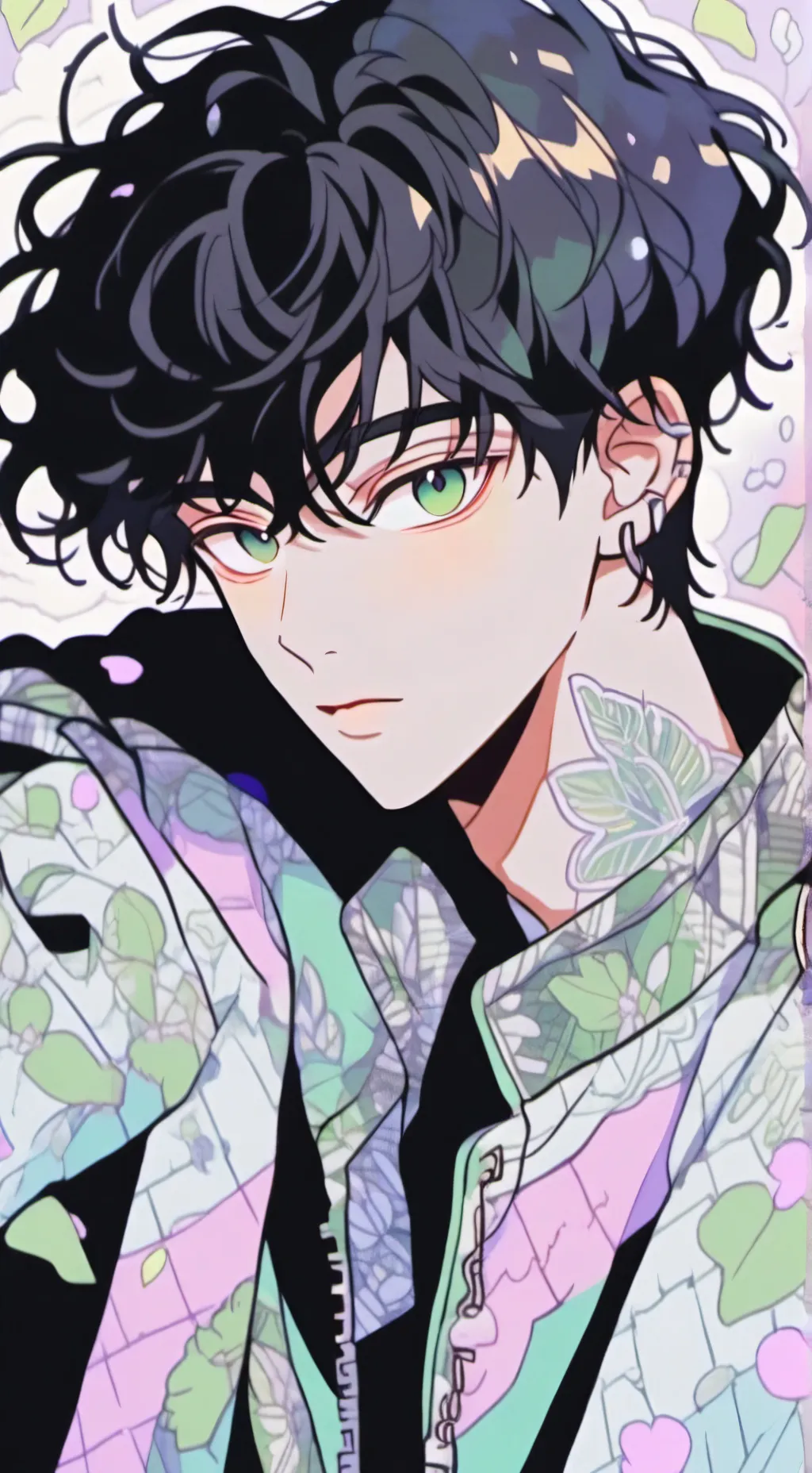 ai character: Sebastian  background