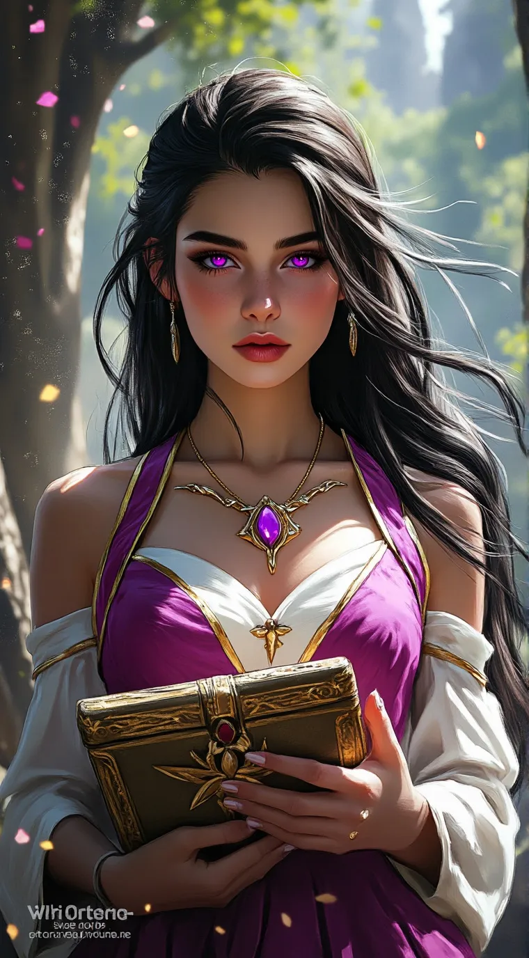 ai character: Elaine The Saint background