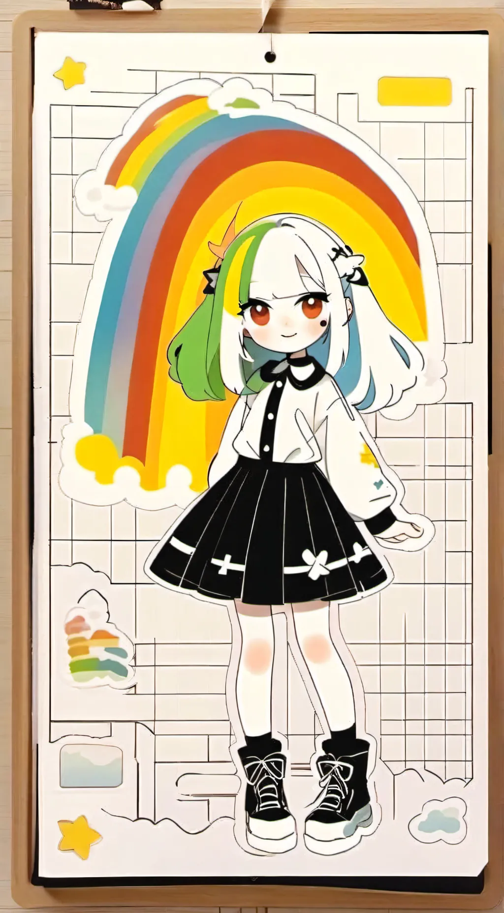 ai character: Akatsuki background