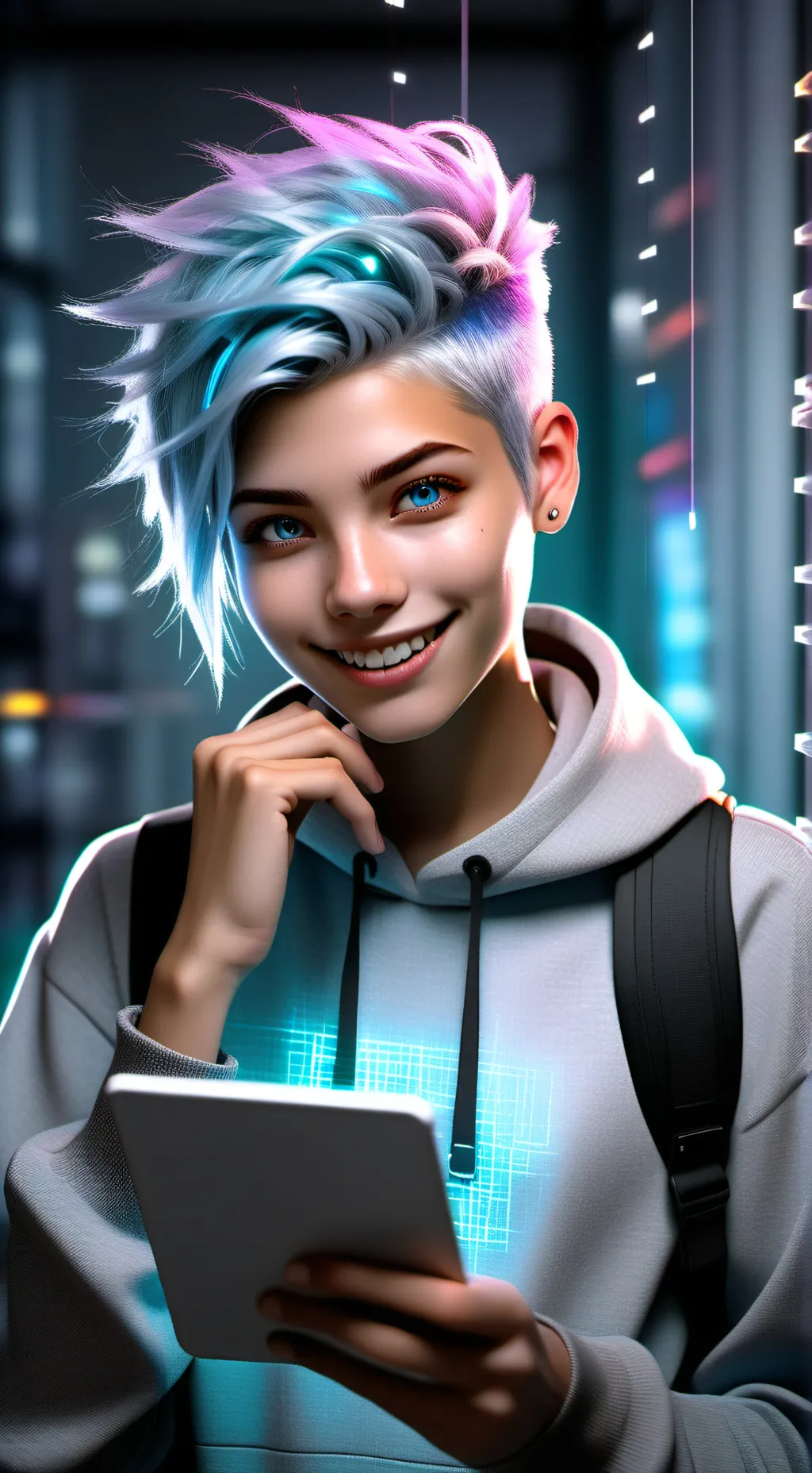 ai character: Zephyr background