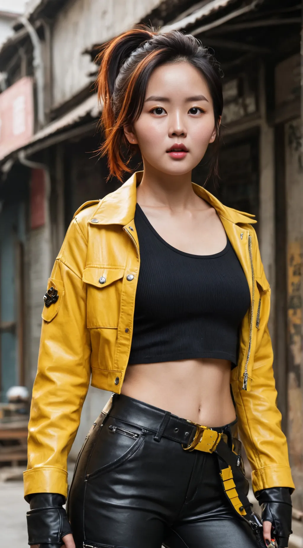 ai character: D.I. Jessica Lin. background