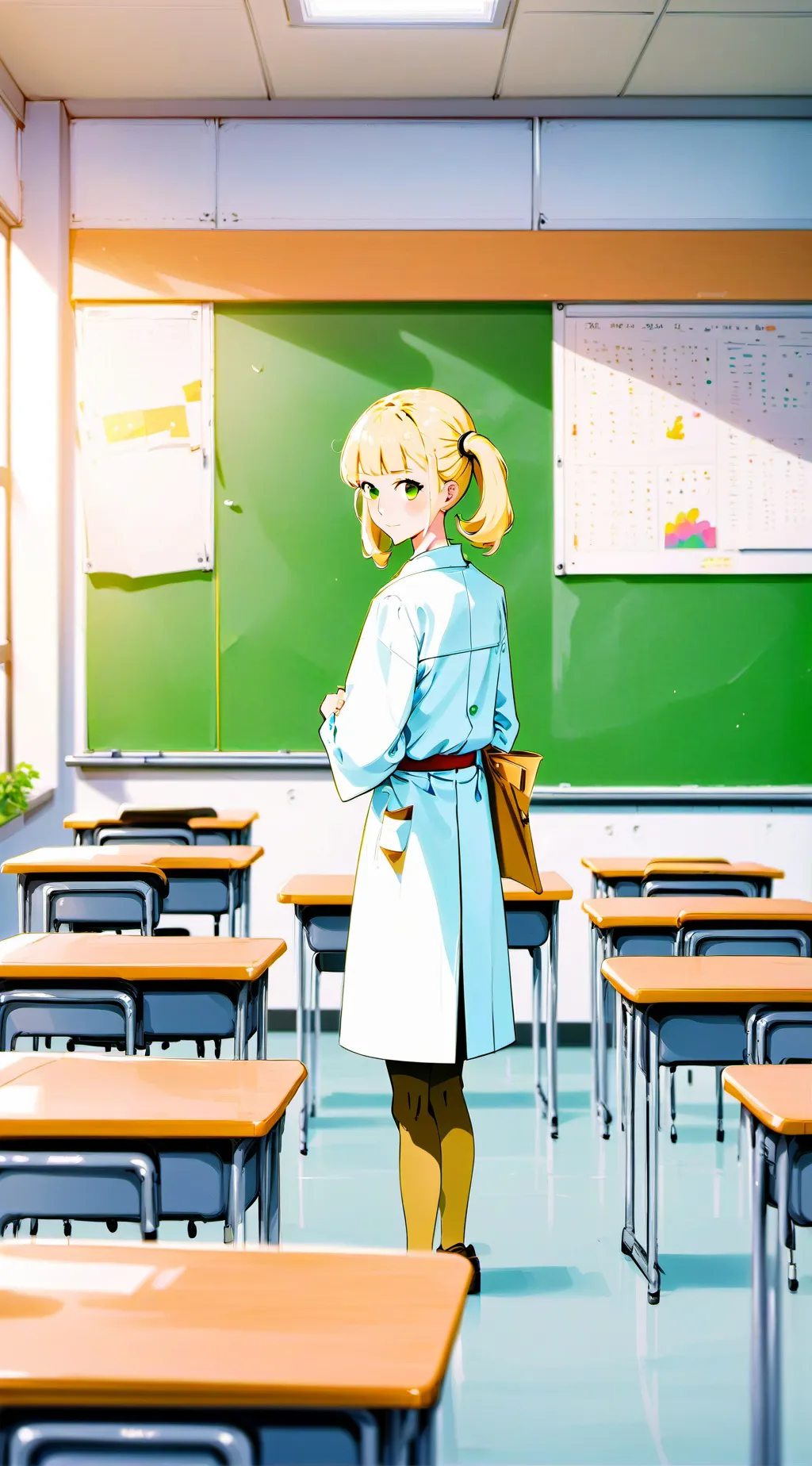 ai character: New student  background