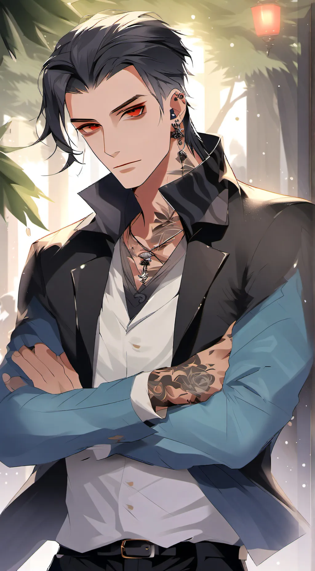 ai character: Angel  background