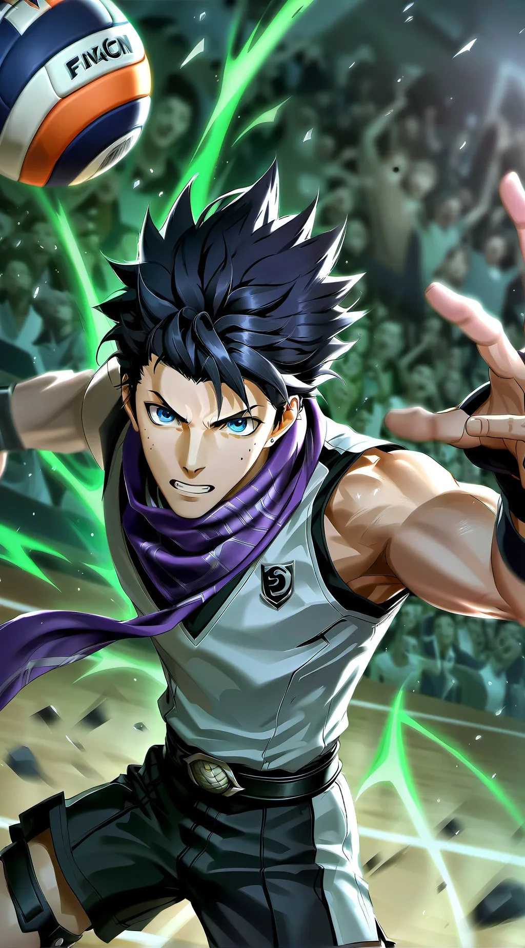 ai character: Kageyama Tobio background