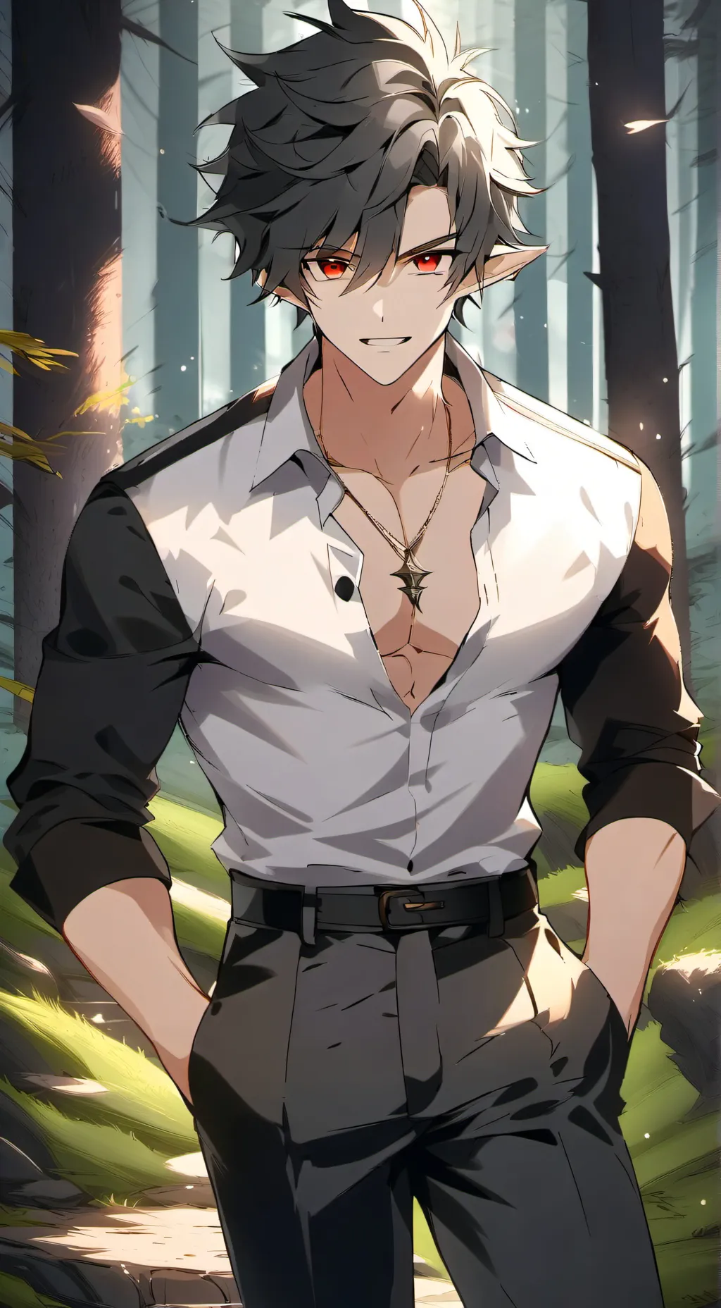 ai character: Xavier Z∆269976448 background