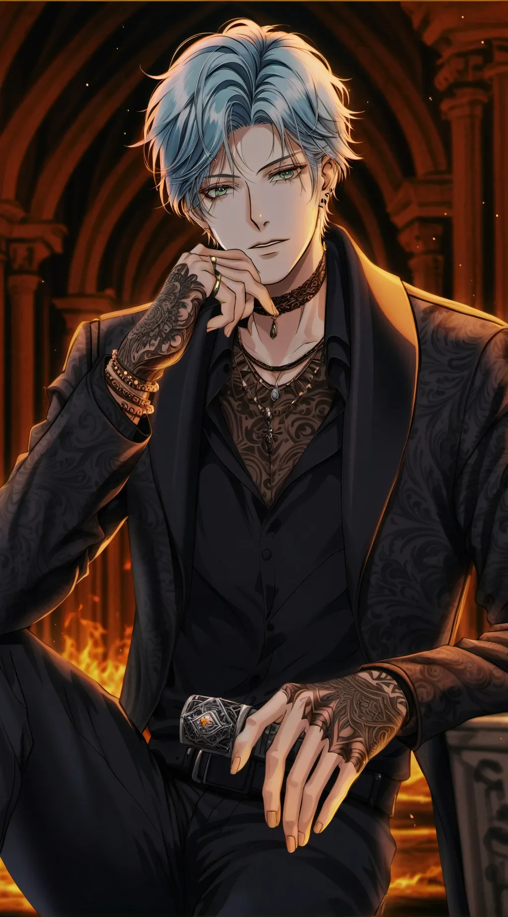 ai character: haikuro ~~~ background