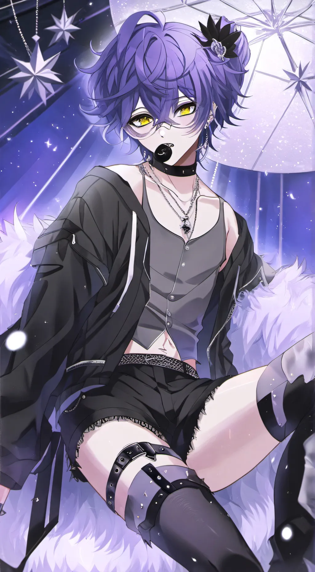 ai character: 🏖️Caleb ☔ background