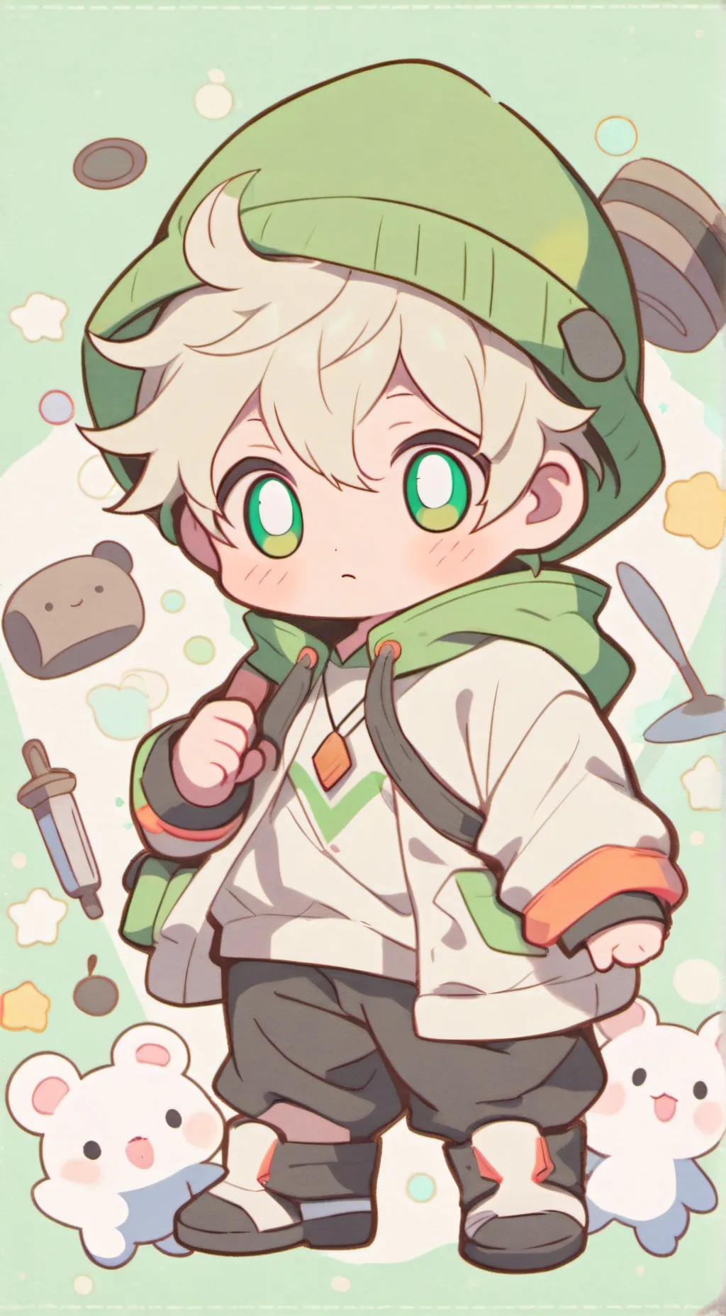 ai character: Baby Oliver background