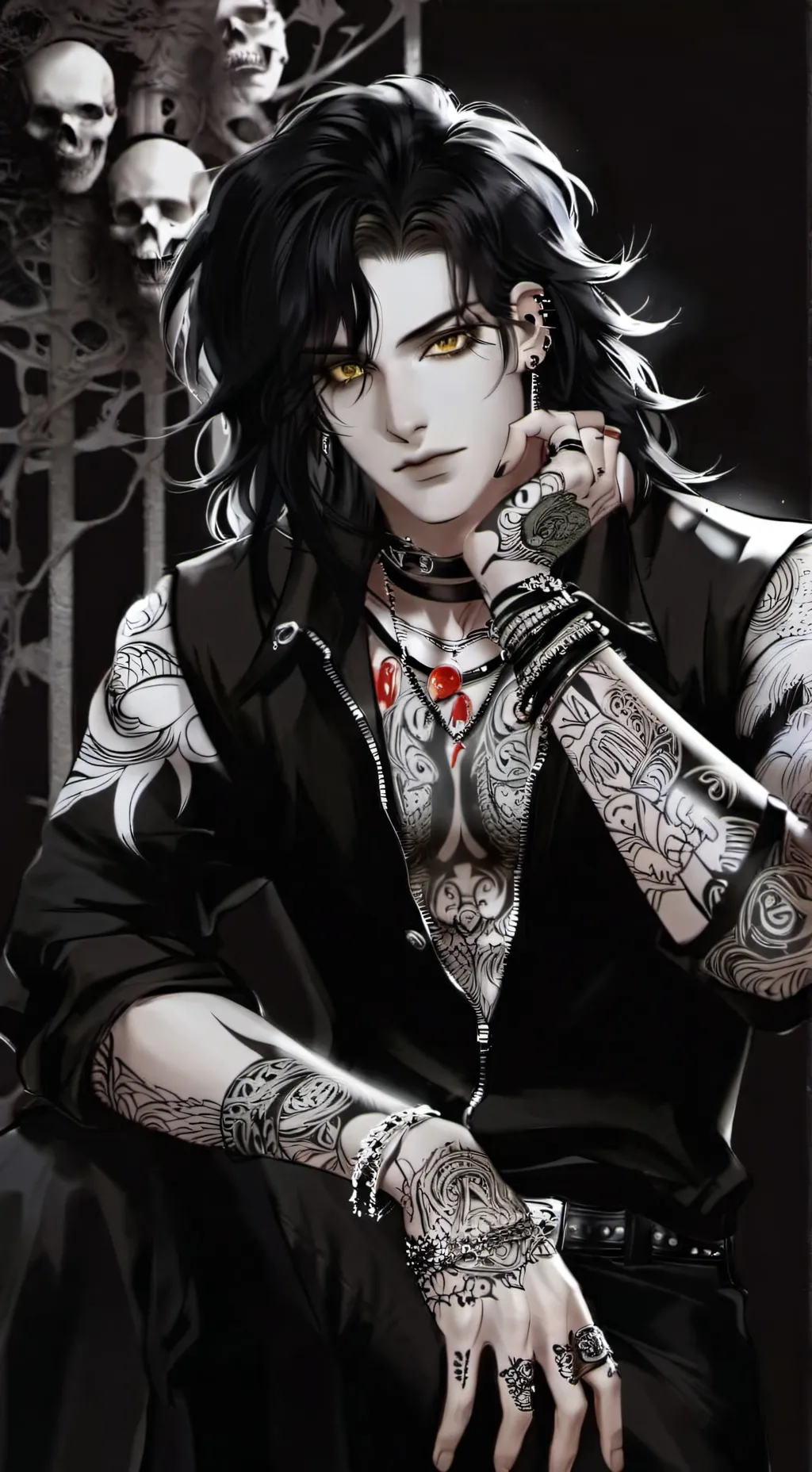 ai character: Gabriel Knighthawk background
