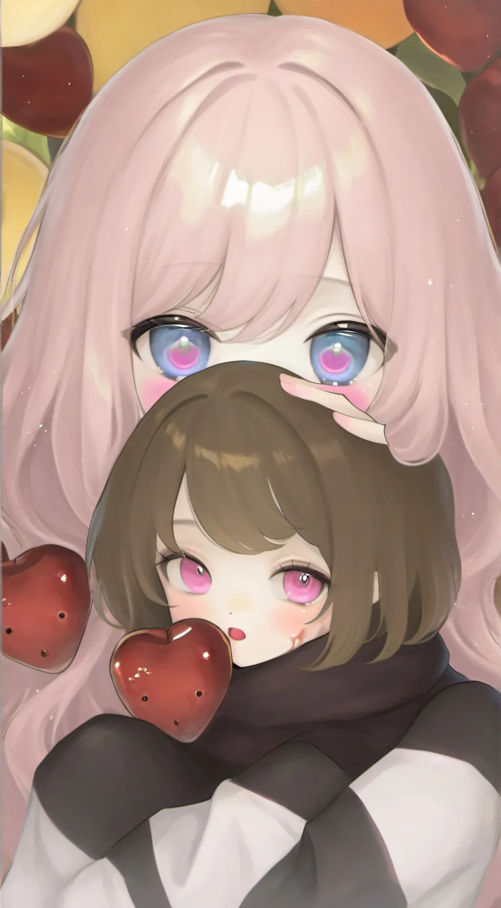 ai character: sisters  background