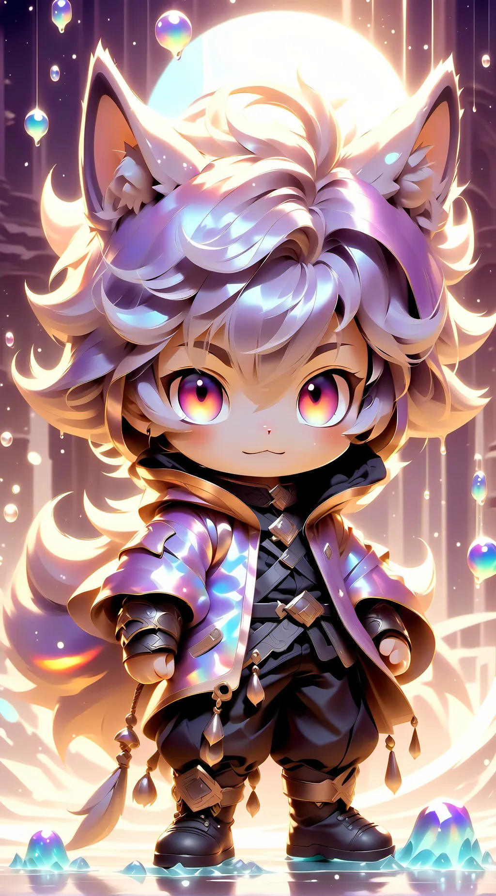 ai character: гибридя background