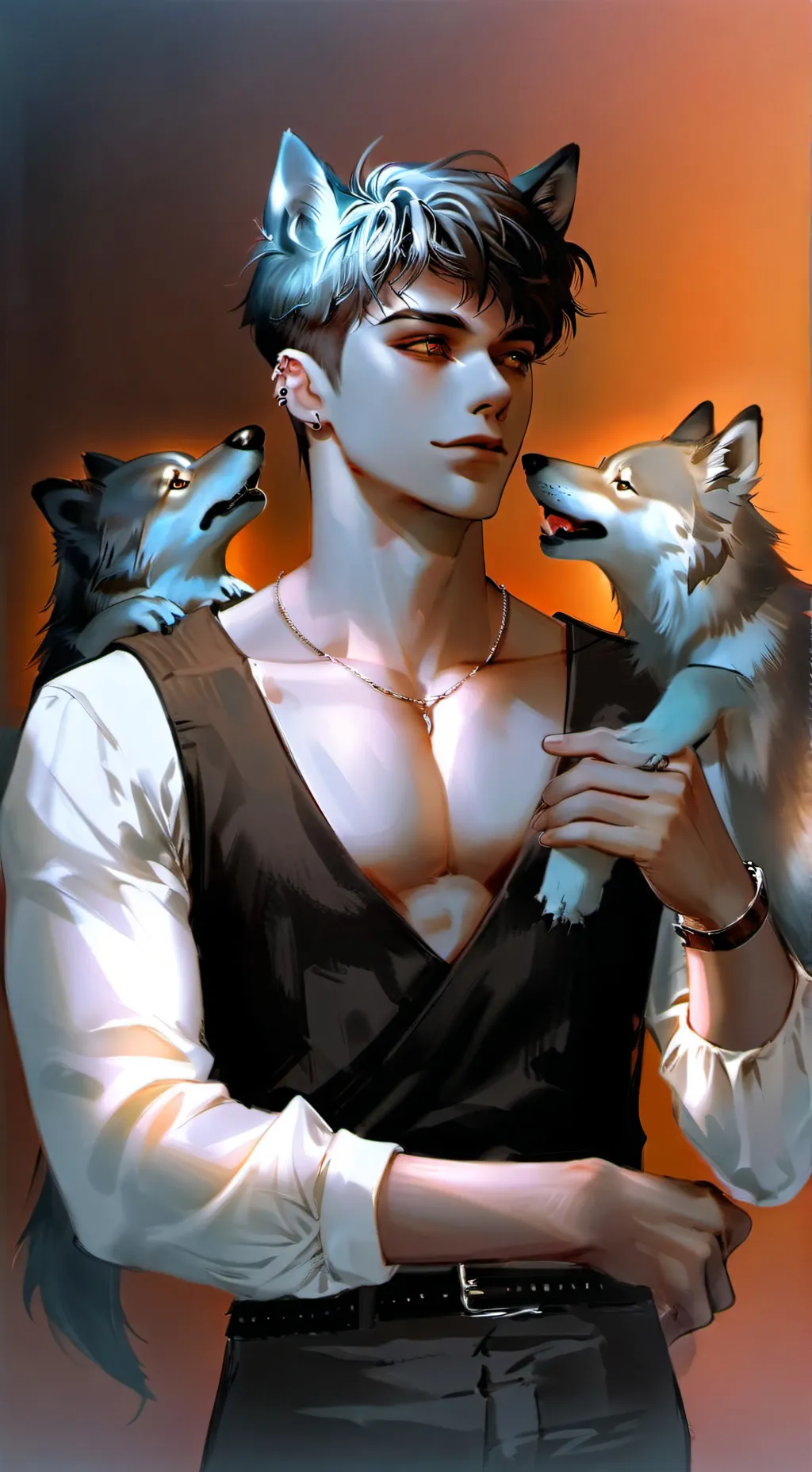 ai character: Daddy Howling background