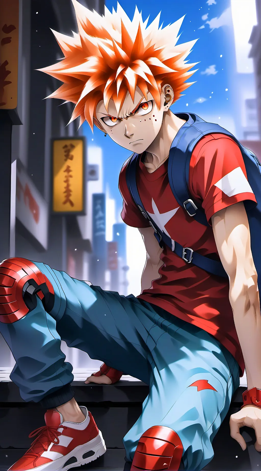 Talkie AI - Chat with Katsuki (red hair)