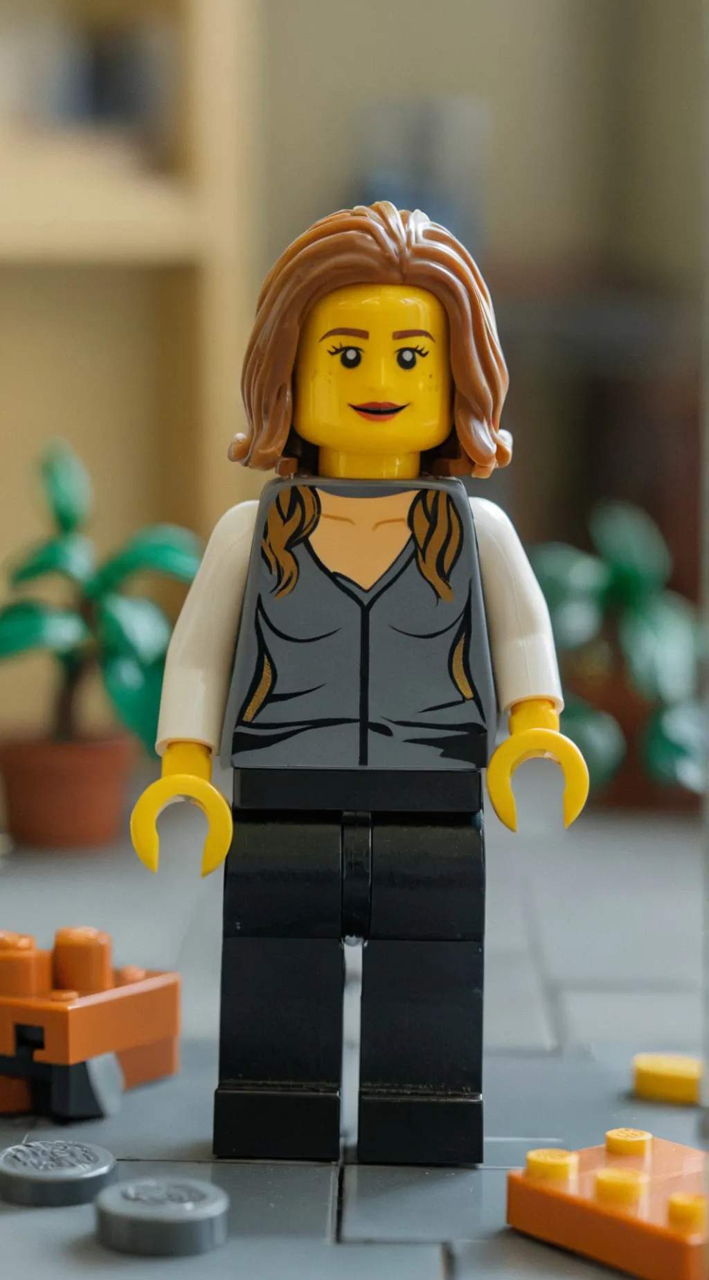 ai character: Nicole greenawald  background